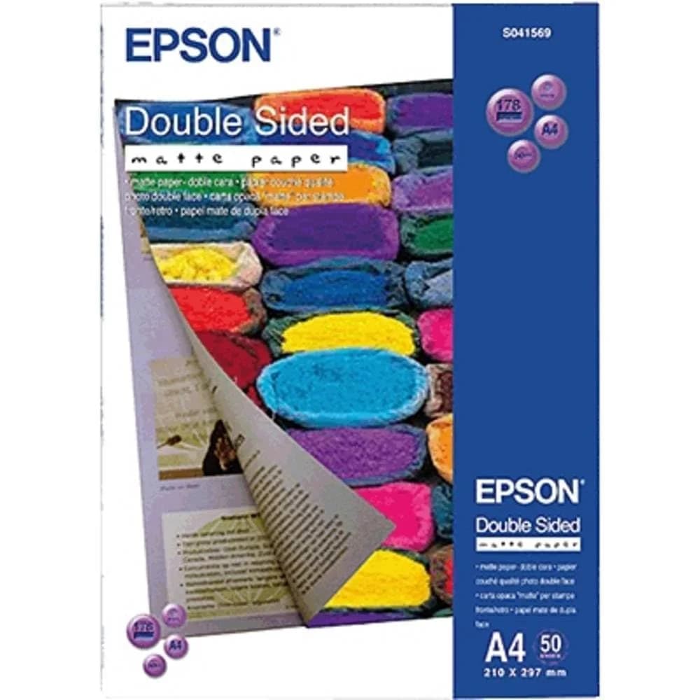 Epson Double-Sided Matte Paper - A4 - 50 Blätter
