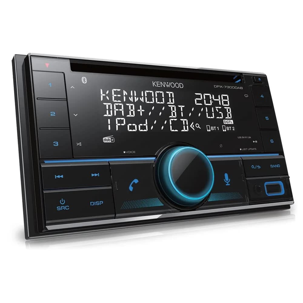 Kenwood Electronics DPX-7300DAB Schwarz Bluetooth
