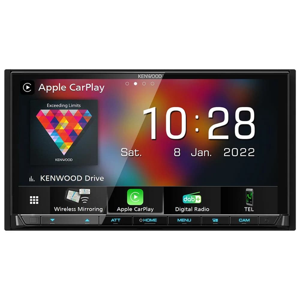 Kenwood DMX8021DABS - Moniceiver - schwarz Autoradio schwarz