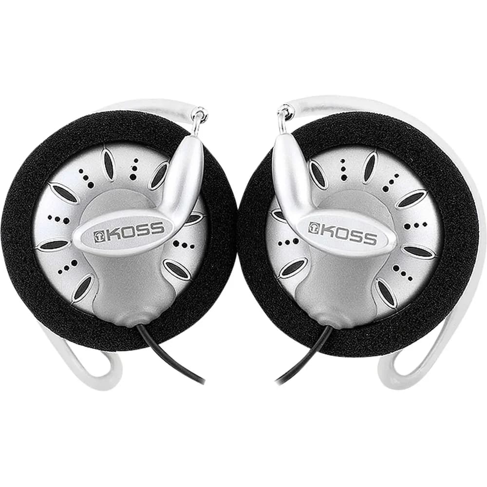 Koss KSC75 Kopfhörer & Headset Ohrbügel 3,5-mm-Anschluss Schwarz, Silber