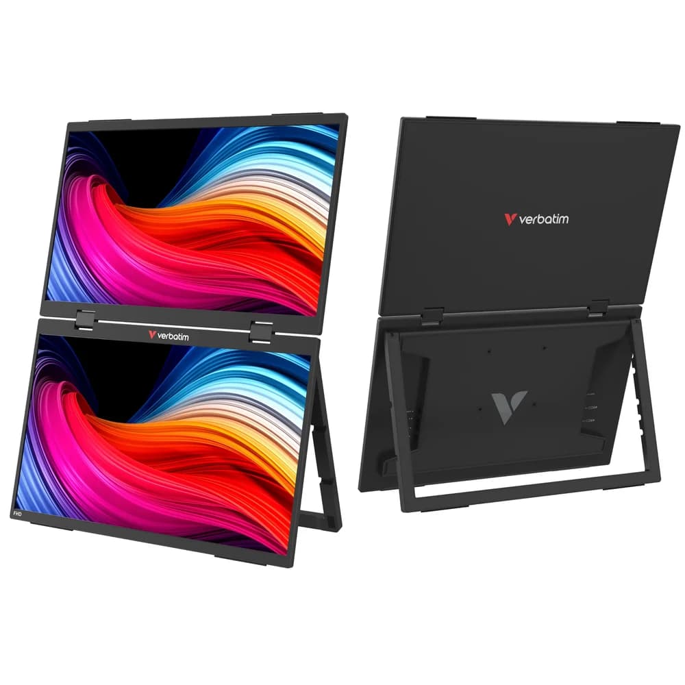 Verbatim 39,6 cm (15,6 ) Monitor Schwarz