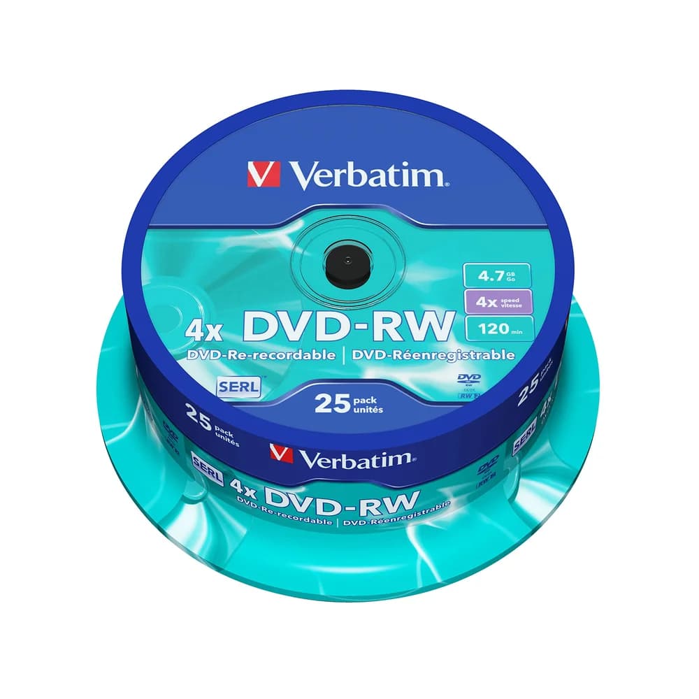 Verbatim DVD-RW 4.7 GB 25 Stück