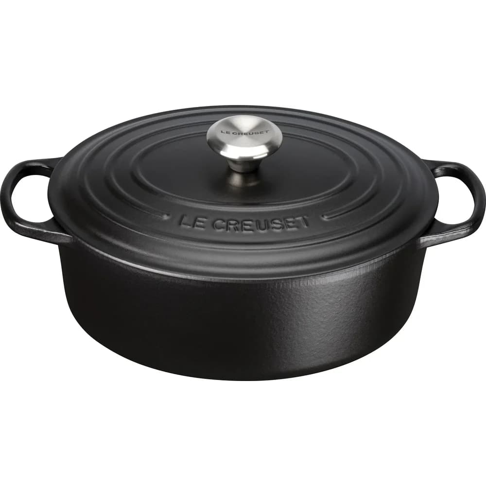 LE CREUSET Bräter Oval 29cm Schwarz SIGNATURE - D ca. 29.00