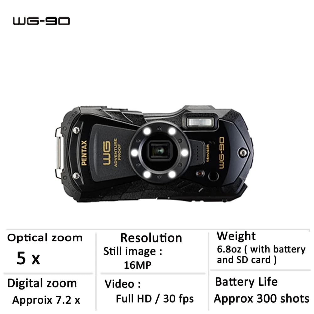 Pentax WG-90 schwarz