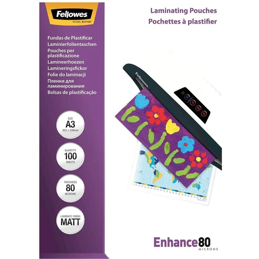 Fellowes Laminierfolie A3 matt 80mic