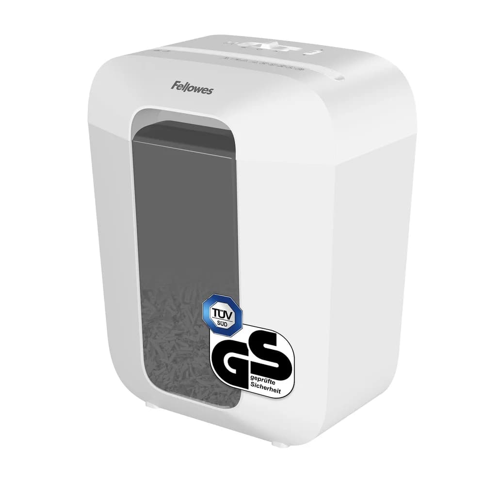 Fellowes Aktenvernichter Partikelschnitt Powershred LX50 weiß