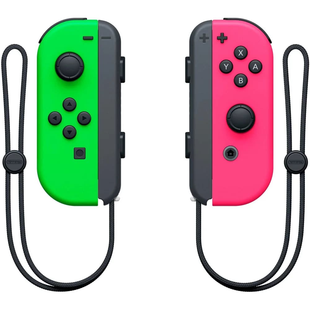 Nintendo Joy-Con 2er-Set Neon-Gruen/Neon-Pink Switch - Schwarz/Rosa