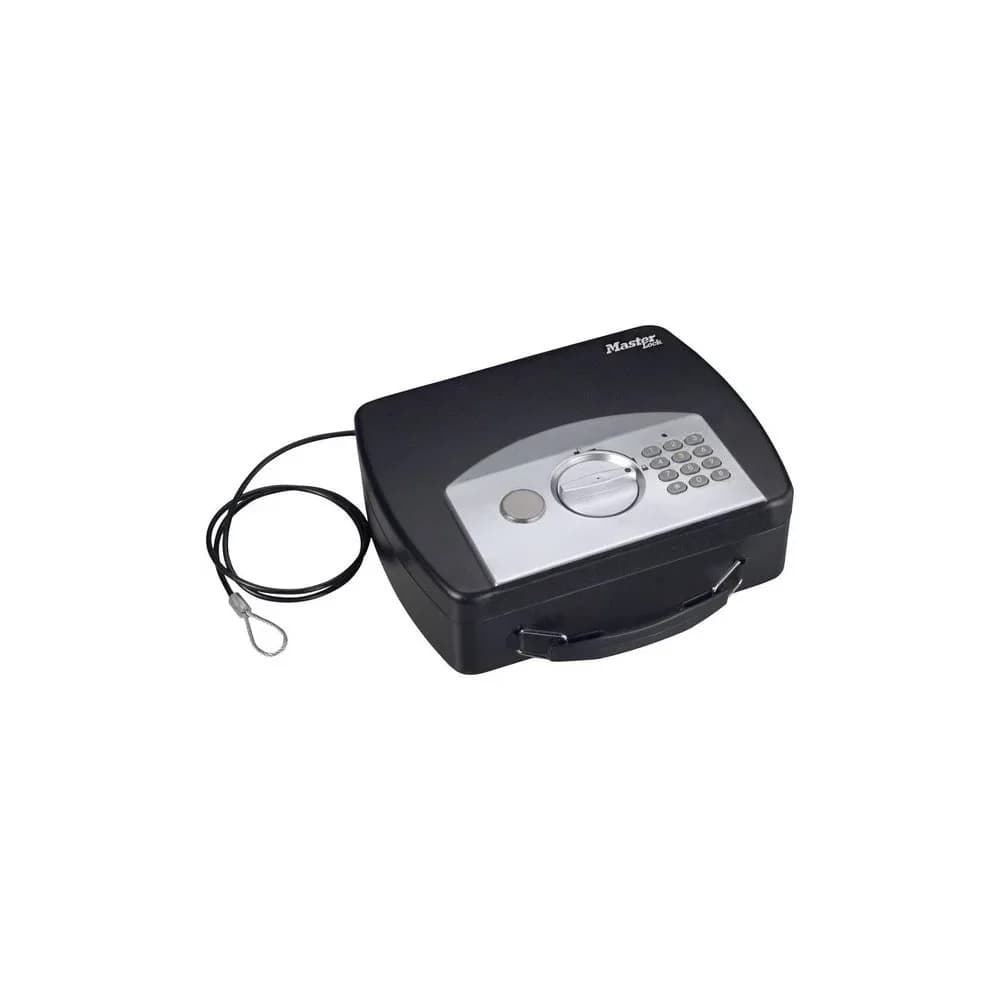 Master Lock® P008EML Tragbarer Tresor schwarz