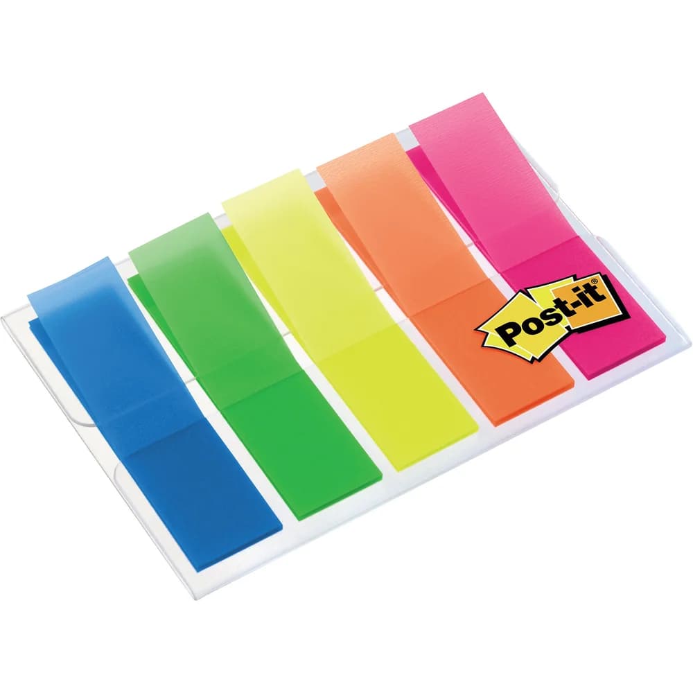 Post-it Haftstreifen Index Mini 683HF5 leuchtfarben 5 St./Pack.