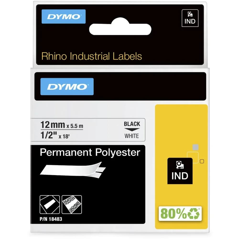 DYMO Beschriftungsband 18483 schwarz