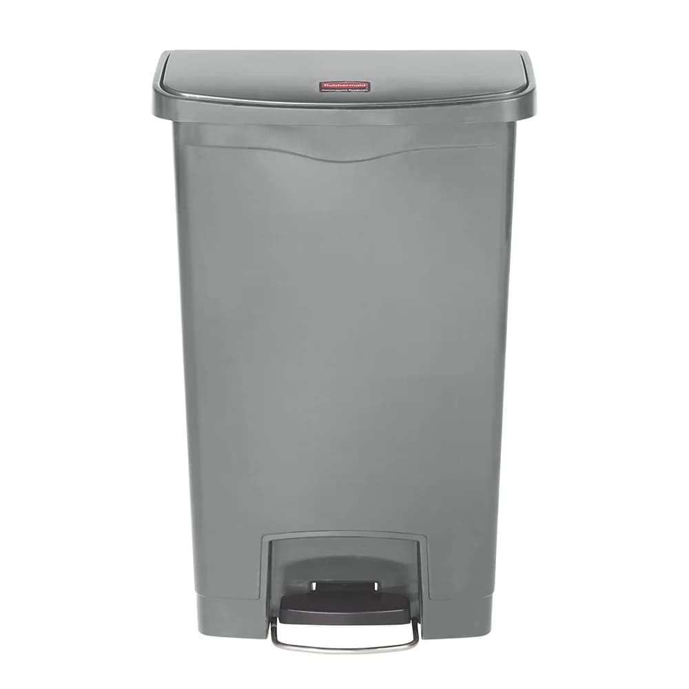 Rubbermaid Tretabfalleimer Slim Jim 1883602 Kunststoff 50l grau