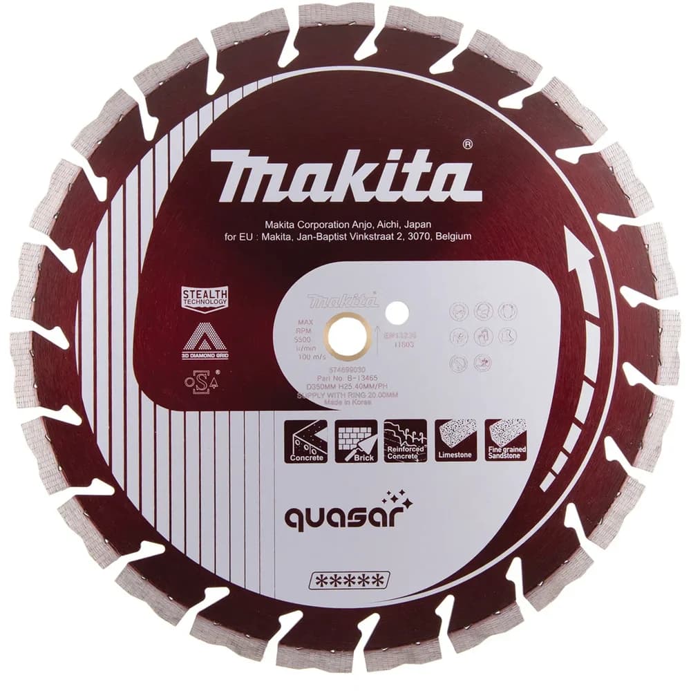 makita Trennscheibe »B-13465« 35 cm grau