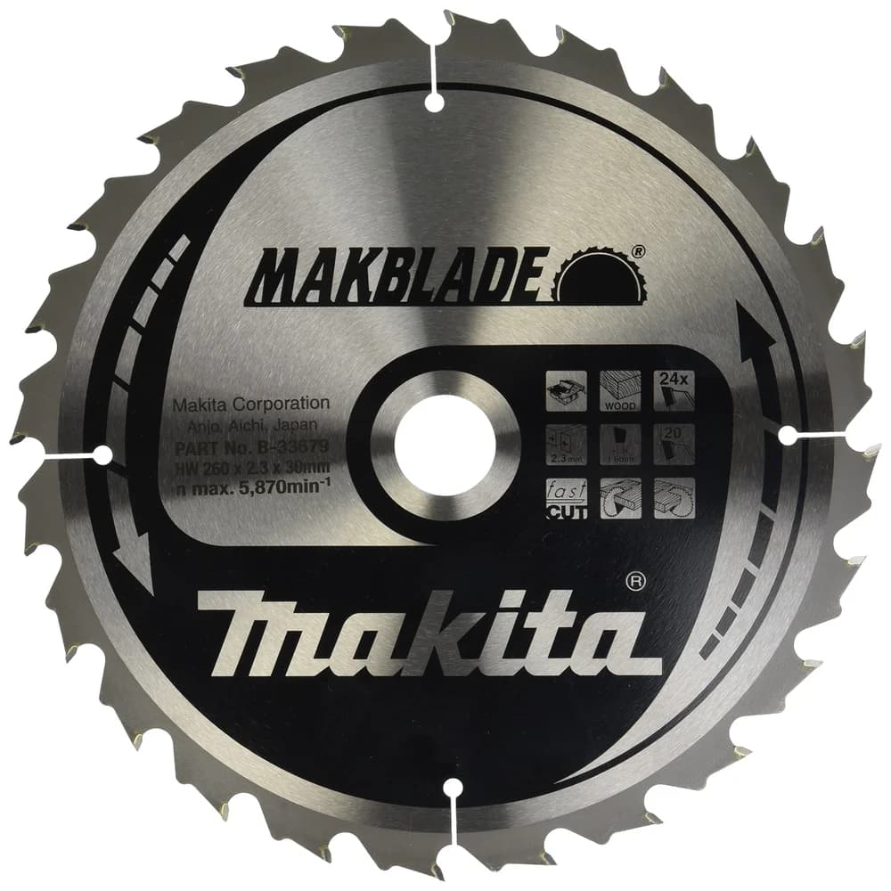 Makita SPECIALIZED Sägeblatt 260x30x24Z