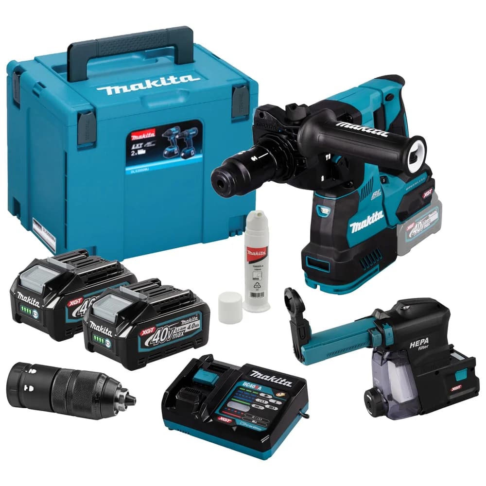Makita Akku-Kombihammer SDS+ 40V HR004GM202
