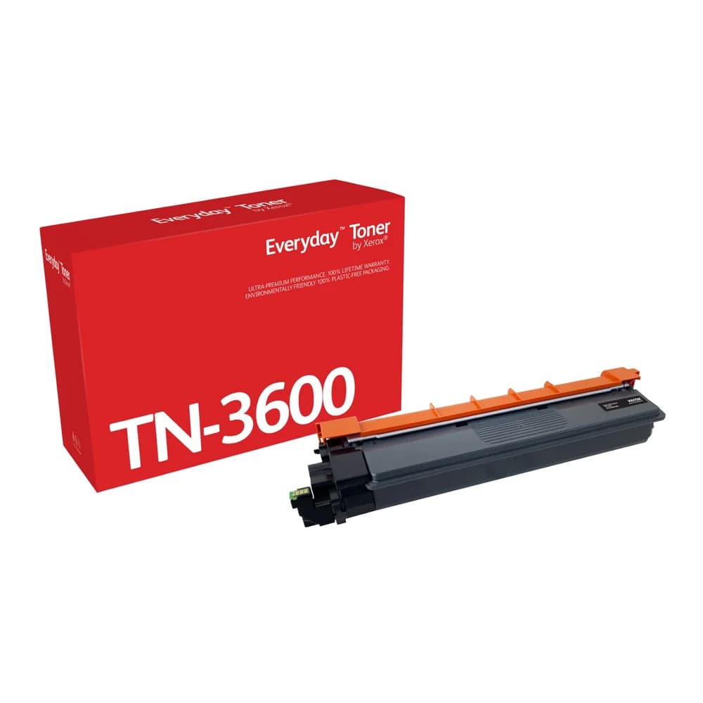 Xerox Everyday Black Toner ers. Brother TN3600
