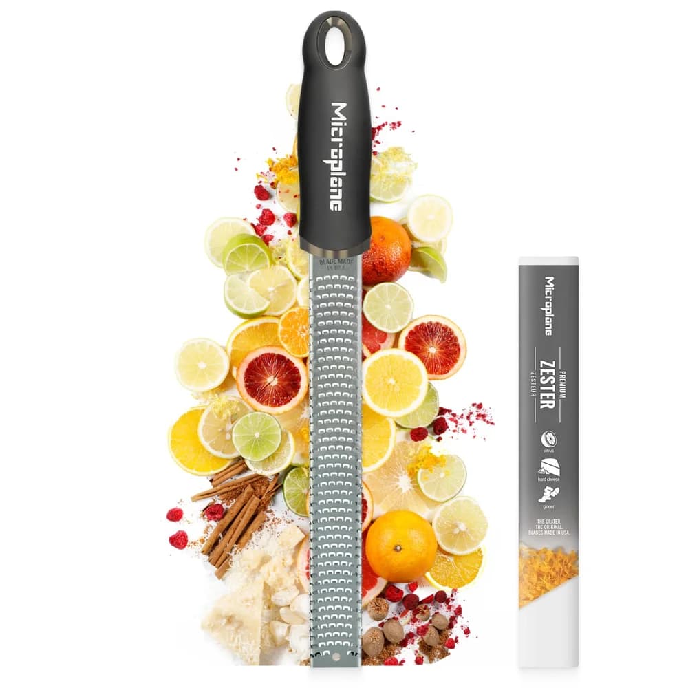 Microplane Premium Zester Reibe schwarz 46020