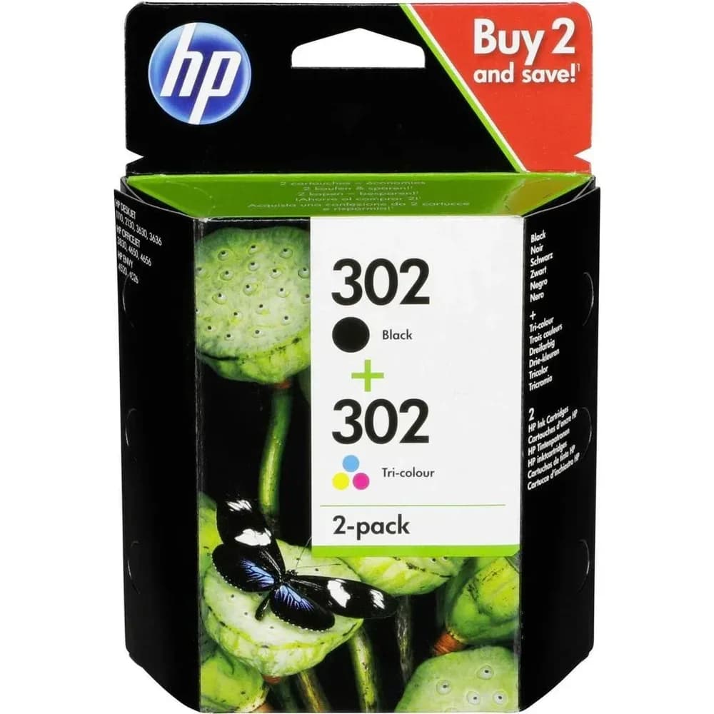 HP Tinten Kombipack 302 sw/co