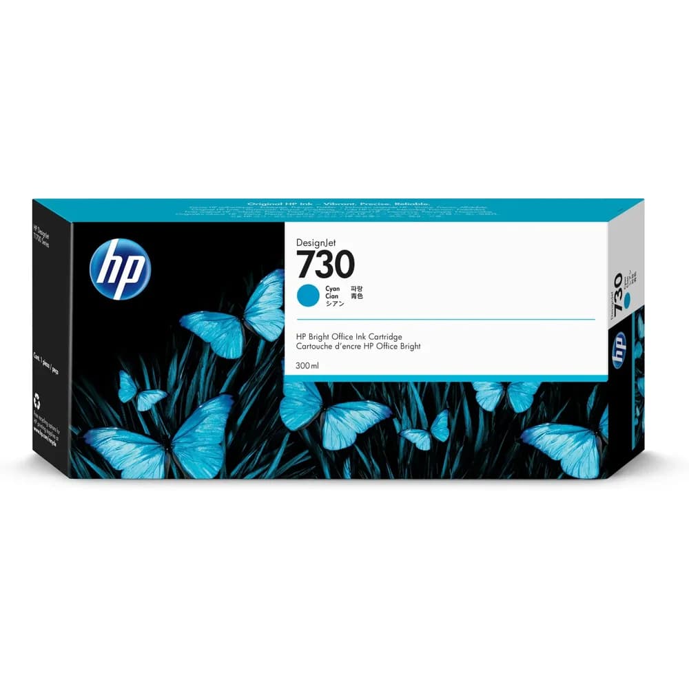 HP Tinte 730 cyan 300ml