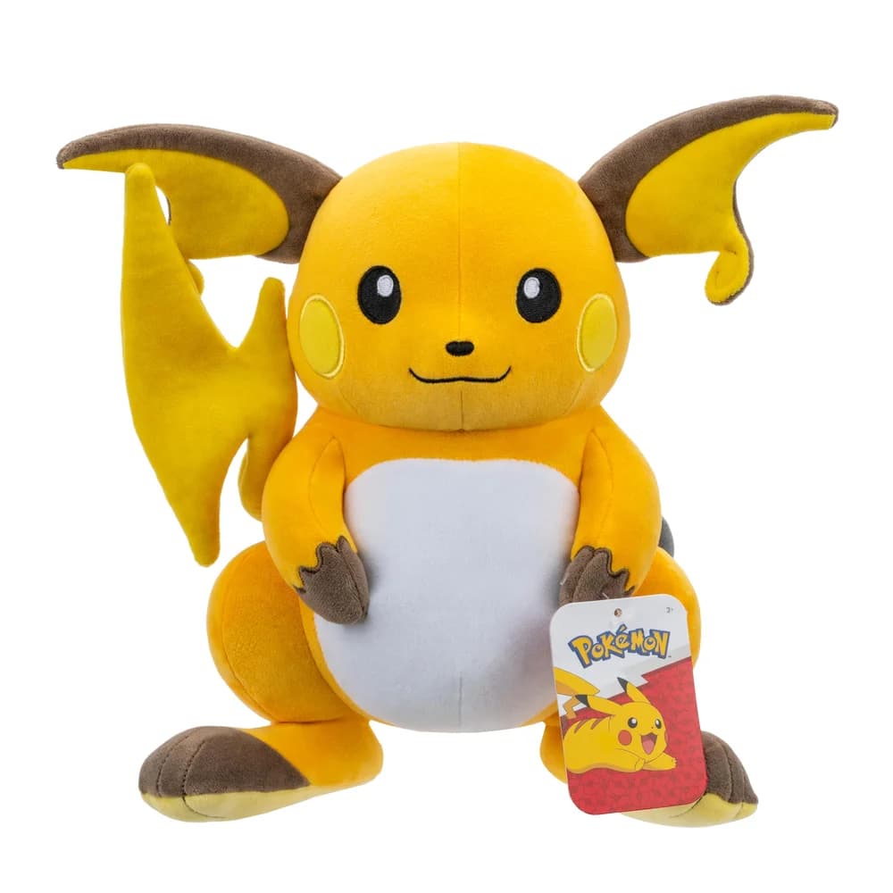 Jazwares Kuscheltier Pokémon Plüschfigur Raichu 30 cm