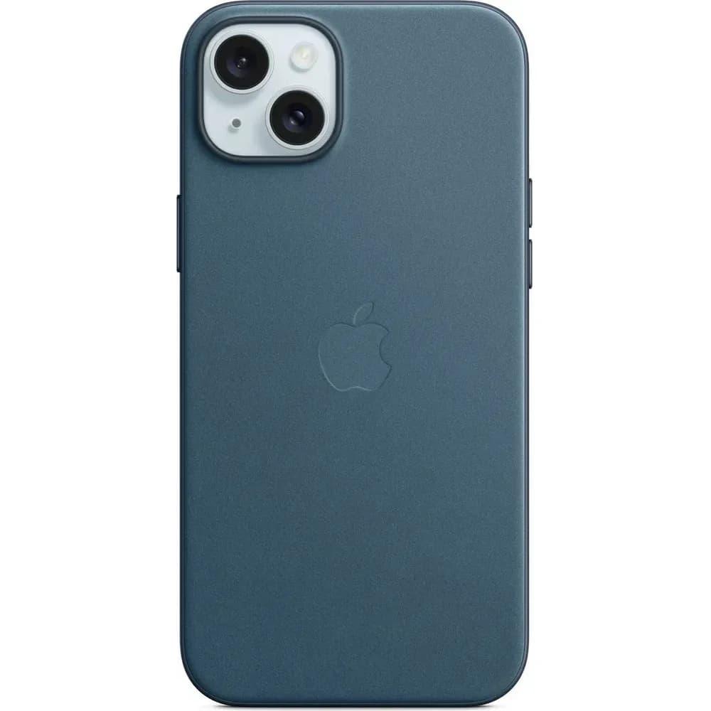 Apple Original iPhone 15 Plus Feingewebe Case mit MagSafe - Pazifikblau