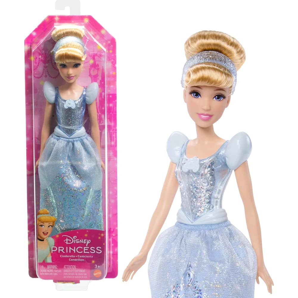 Mattel® Anziehpuppe Puppe Dinsey Princess Cinderella 28cm