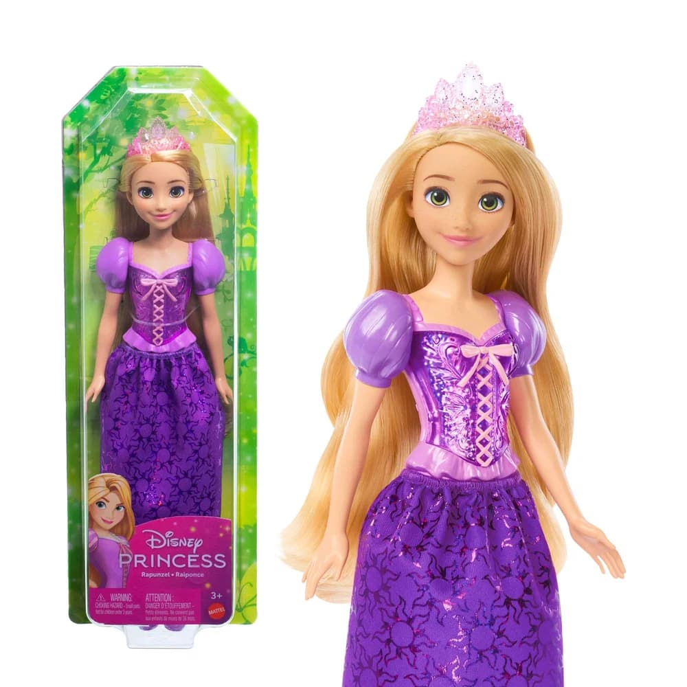 Mattel® Anziehpuppe Puppe Disney Princess Rapunzel 28cm