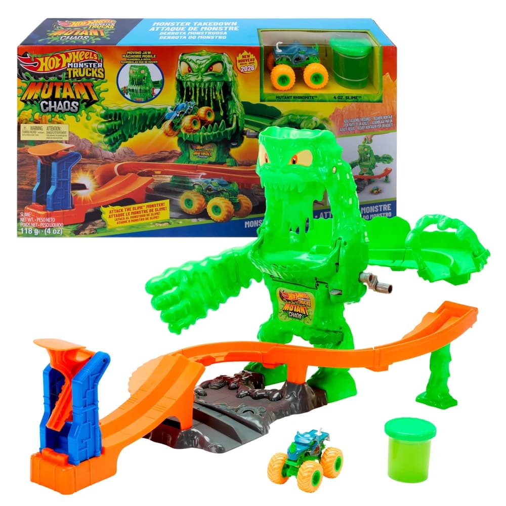 Hot Wheels Monster Trucks Mutant Monster Duell Spielset
