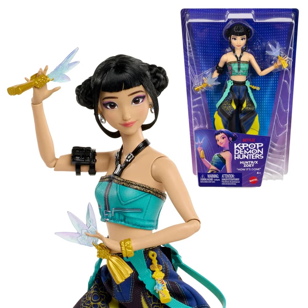 Mattel® Anziehpuppe KPop Demon Hunters HUNTR/X: ZOEY - HOW IT'S DONE bunt