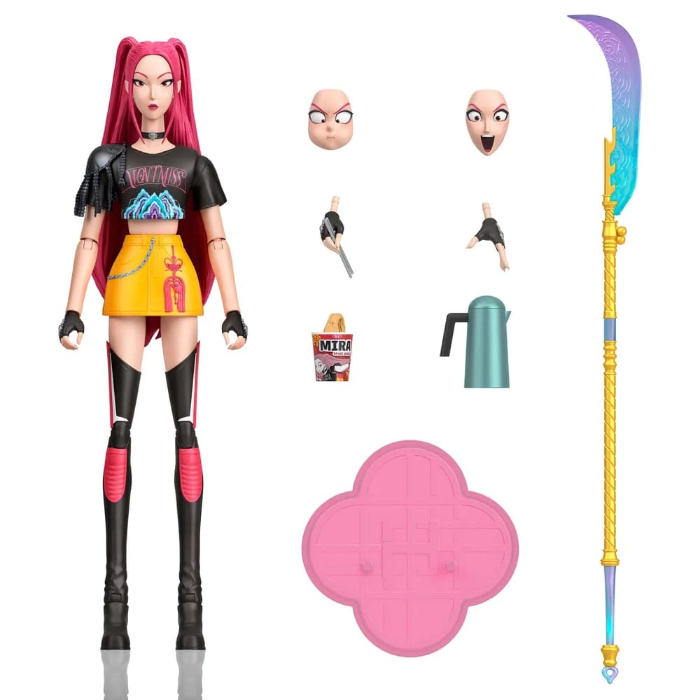 Mattel® Actionfigur KPop Demon Hunters Mira, beweglich bunt