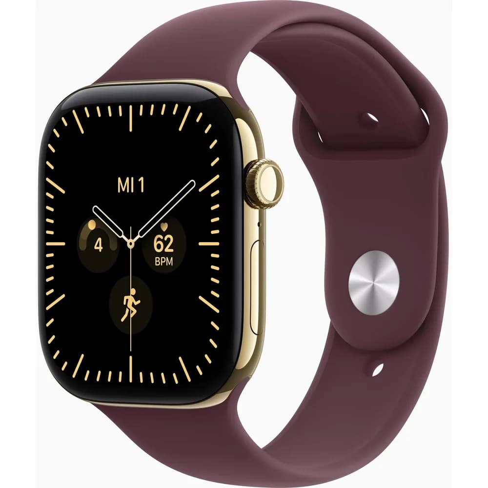 Apple Watch Series 12 Titan (GPS + Cellular) 46mm Brillantgold