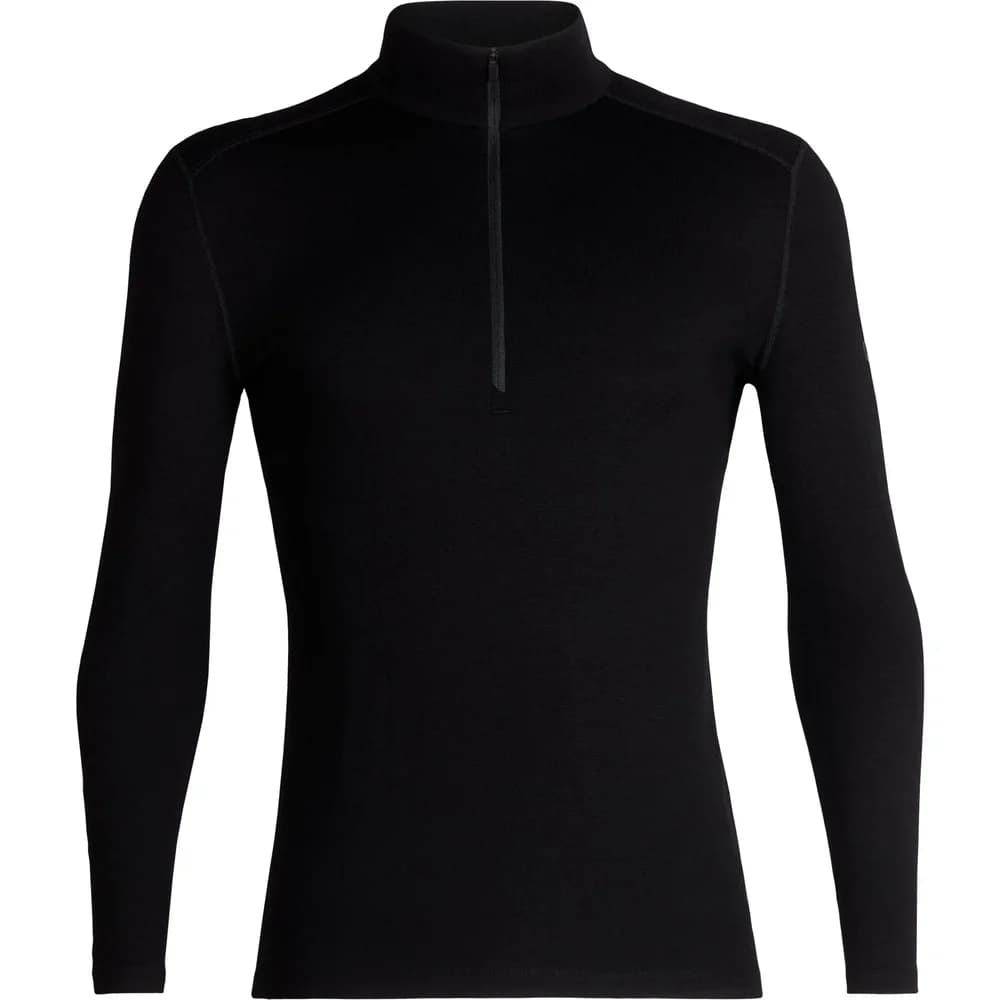 Icebreaker Herren Merino 260 Tech Half Zip Longsleeve - XL - Black