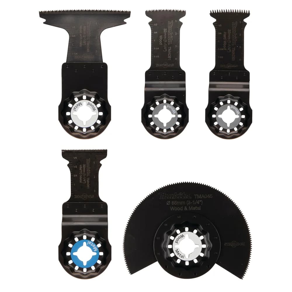 Makita  E-24935 Multitool STARLOCK Set 5-tlg.