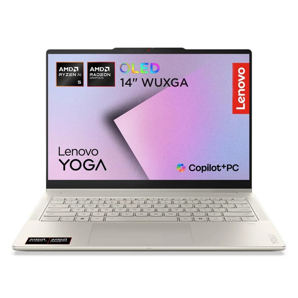 Lenovo Yoga 7 2-in-1 (14", 512 GB, 16 GB, DE, AMD Ryzen AI 5 435), Notebook, Beige