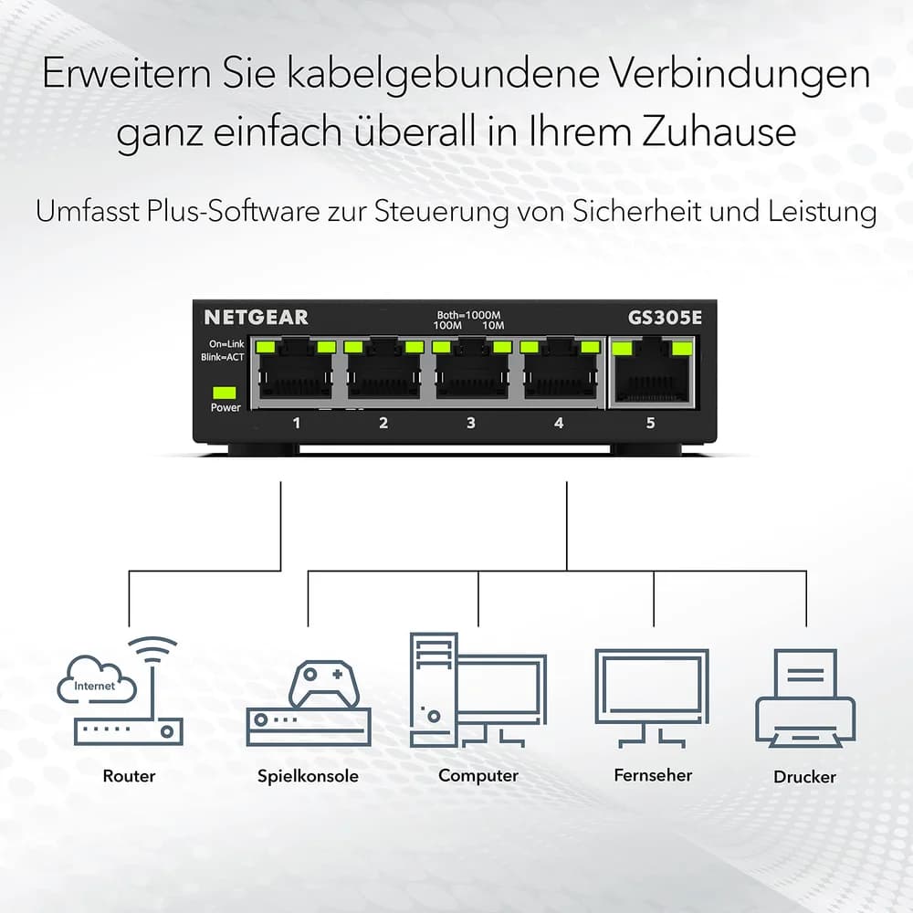 5P Netgear GS305E