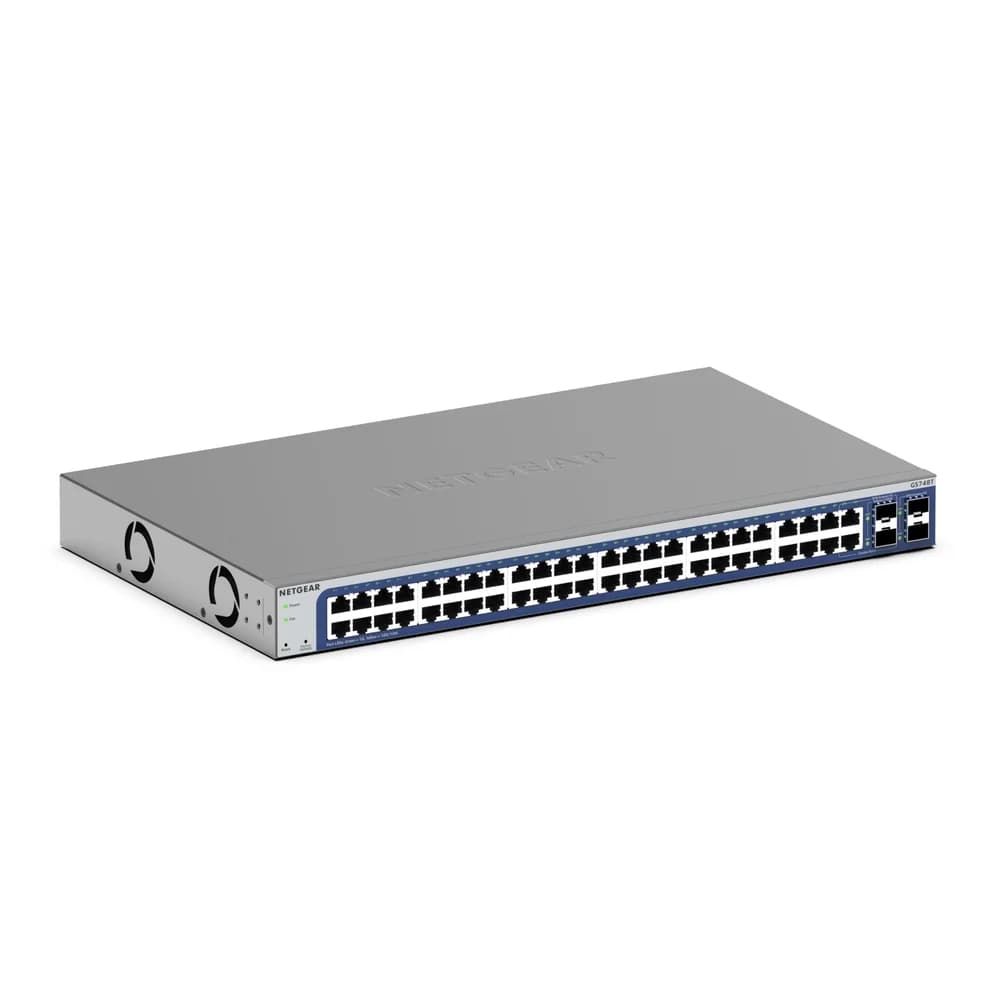 NETGEAR GS748T Managed L2/L3/L4 Gigabit Ethernet (10/100/1000) Schwarz, Grau