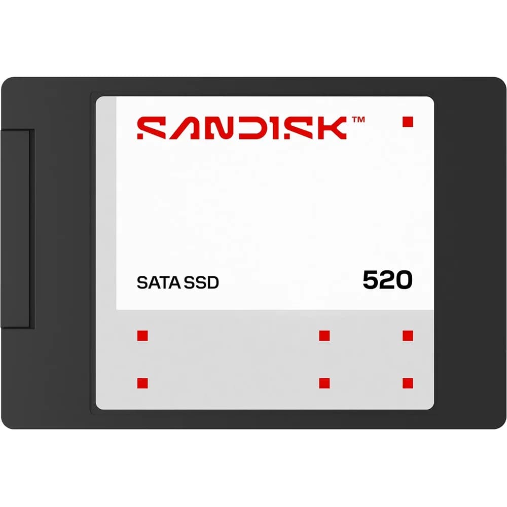 SANDISK 520 SATA Festplatte, 1 TB SSD 6 Gbps, 2,5 Zoll, intern