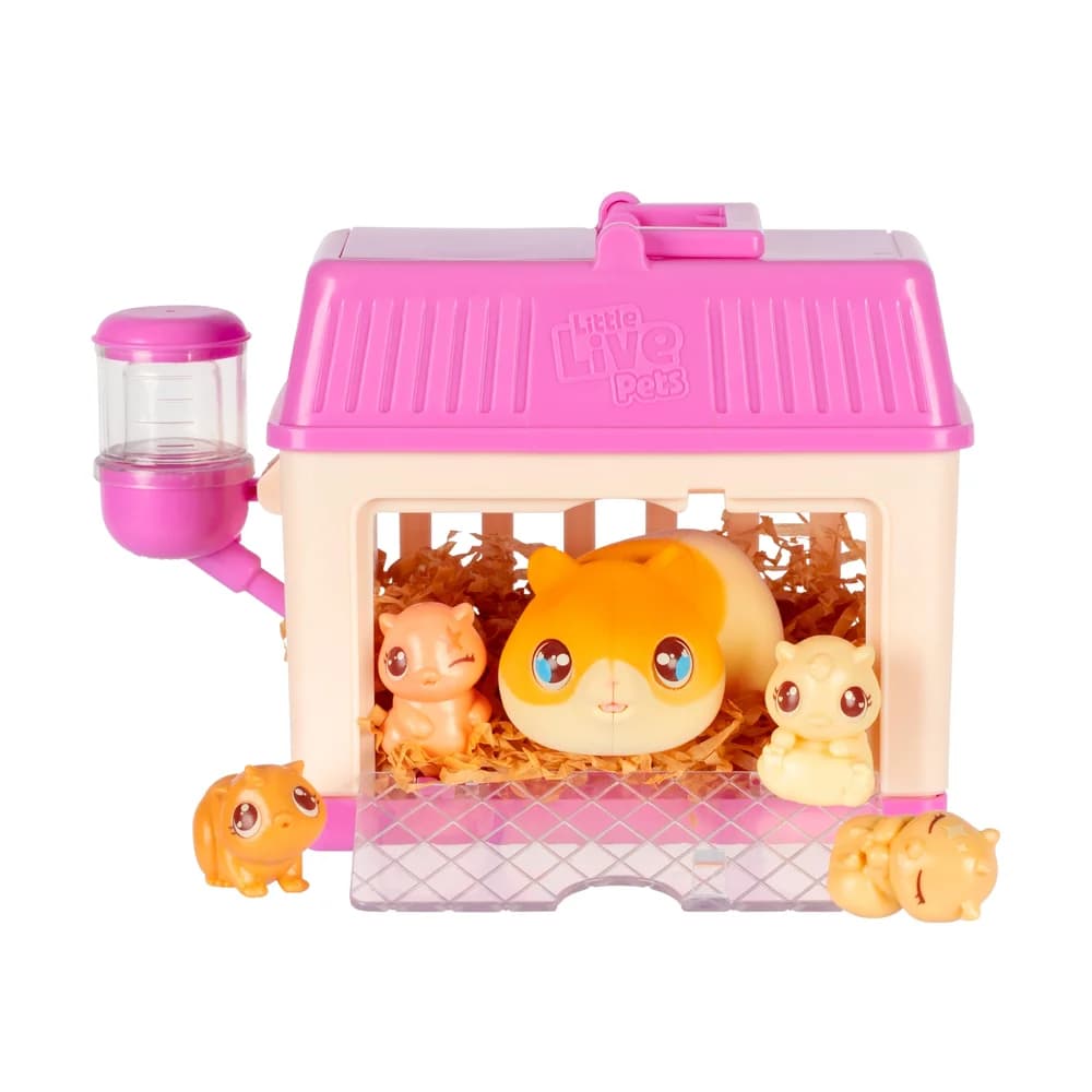 Little Live Pets: Mini Mama Surprise S4 Playset - Hamster, 4 Babys