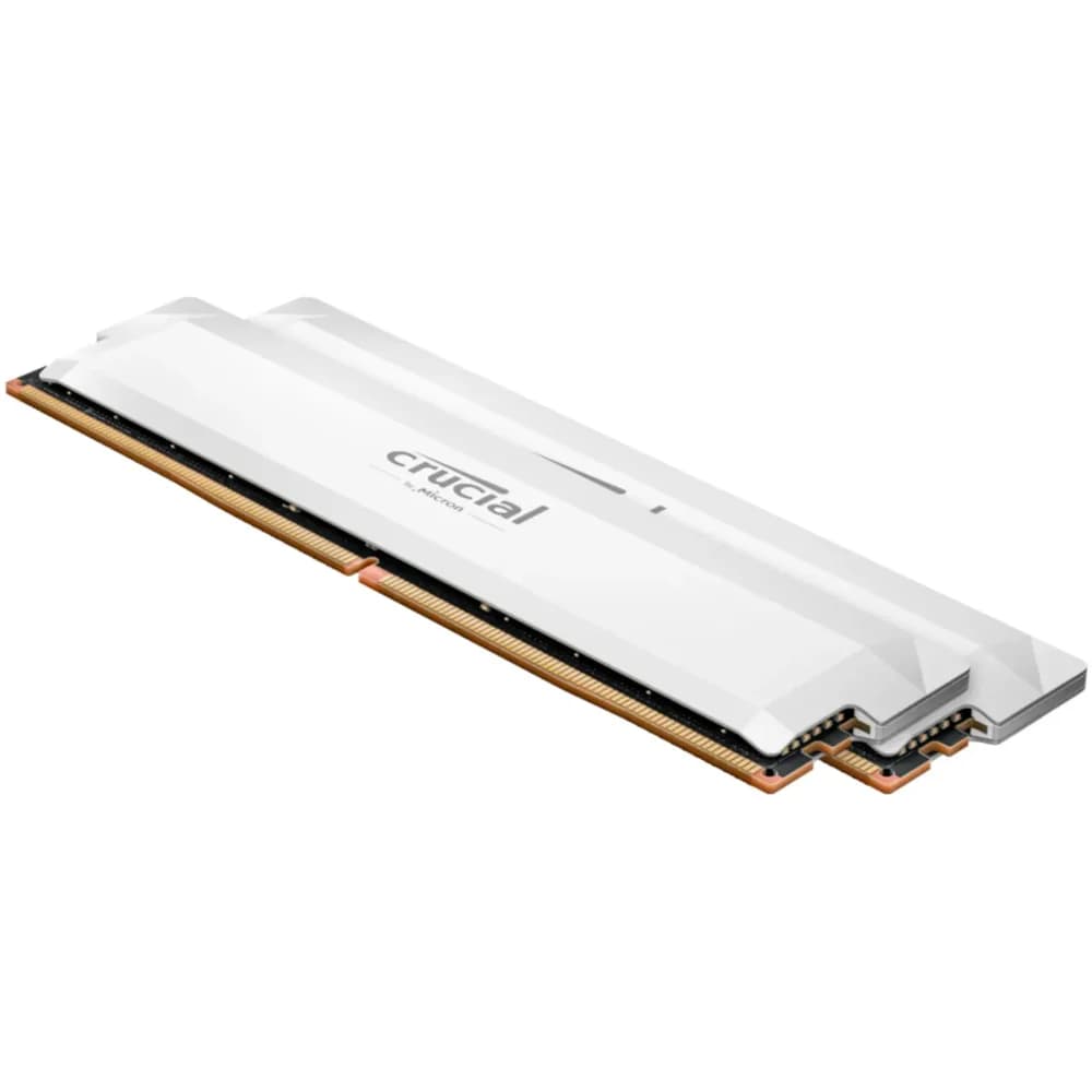 Crucial RAM Pro 32GB (2x16GB) Kit DDR5 6400MHz UDIMM weiß