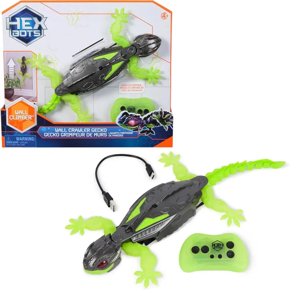 Spin Master Robotertier 6070281 Hexbots Wall Crawler Gecko RC