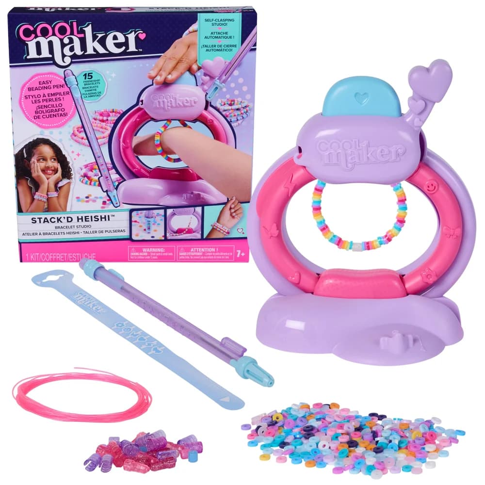 Spin Master Kreativset Cool Maker Stack'd Heishi Armband Studio bunt