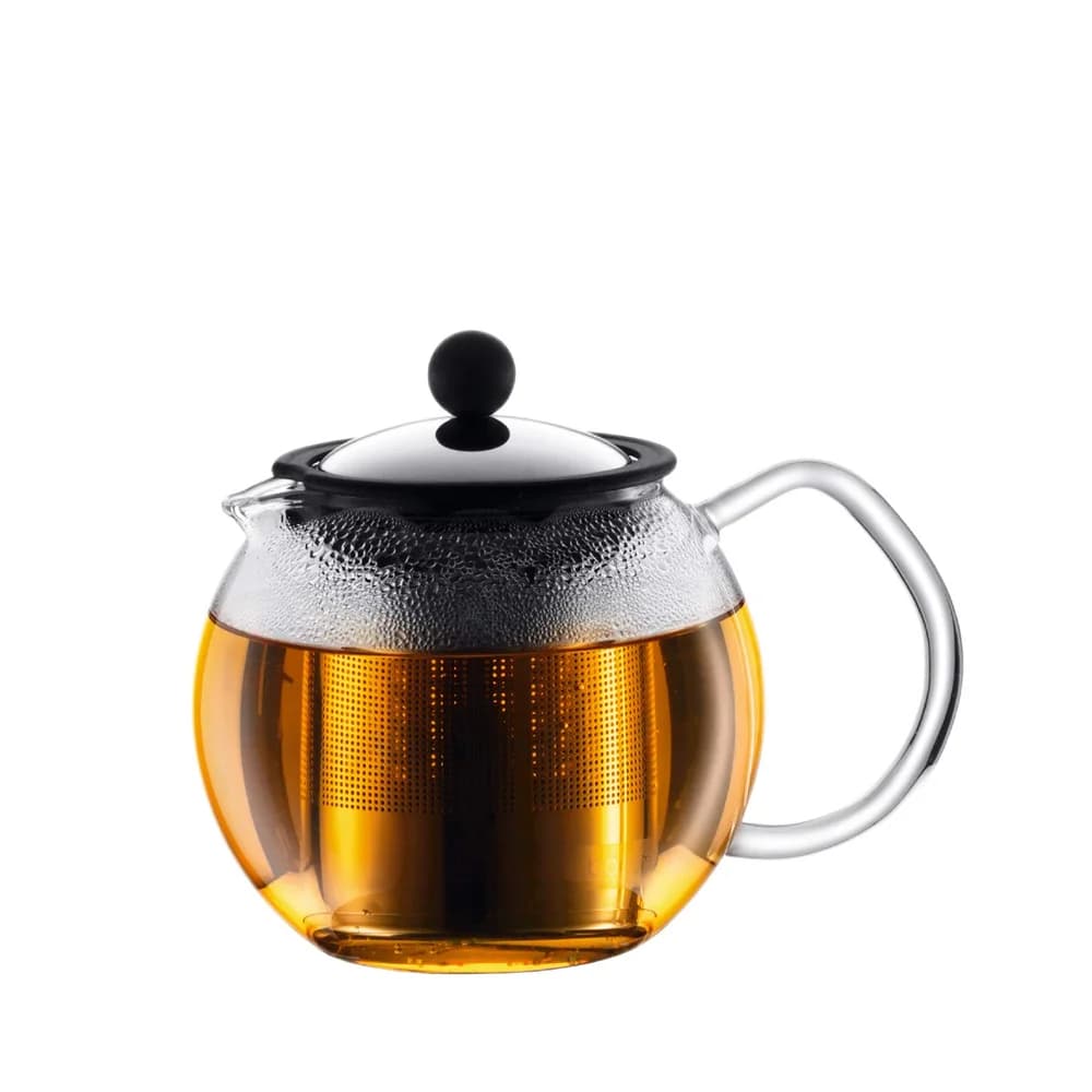 BODUM Teekanne mit Kolben ASSAM 0.5 L Chrom 1807-16