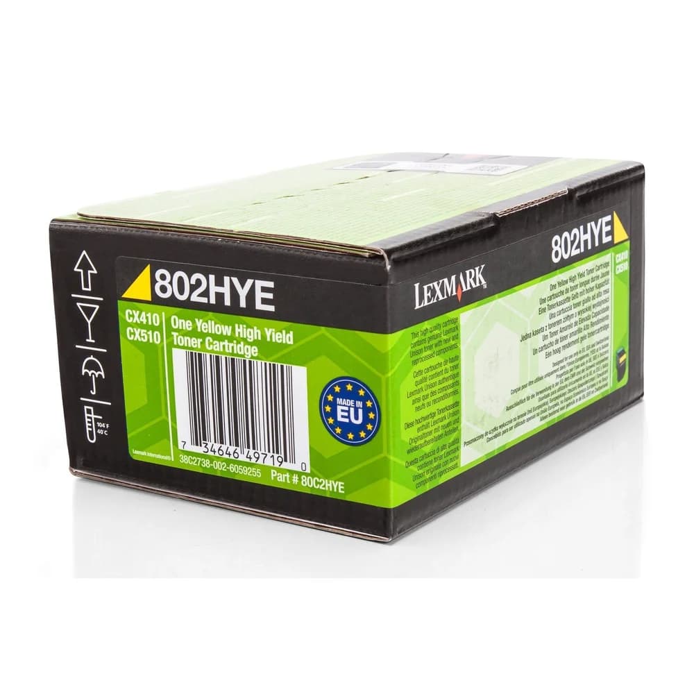 Lexmark, Toner, 80c2hye (Y)
