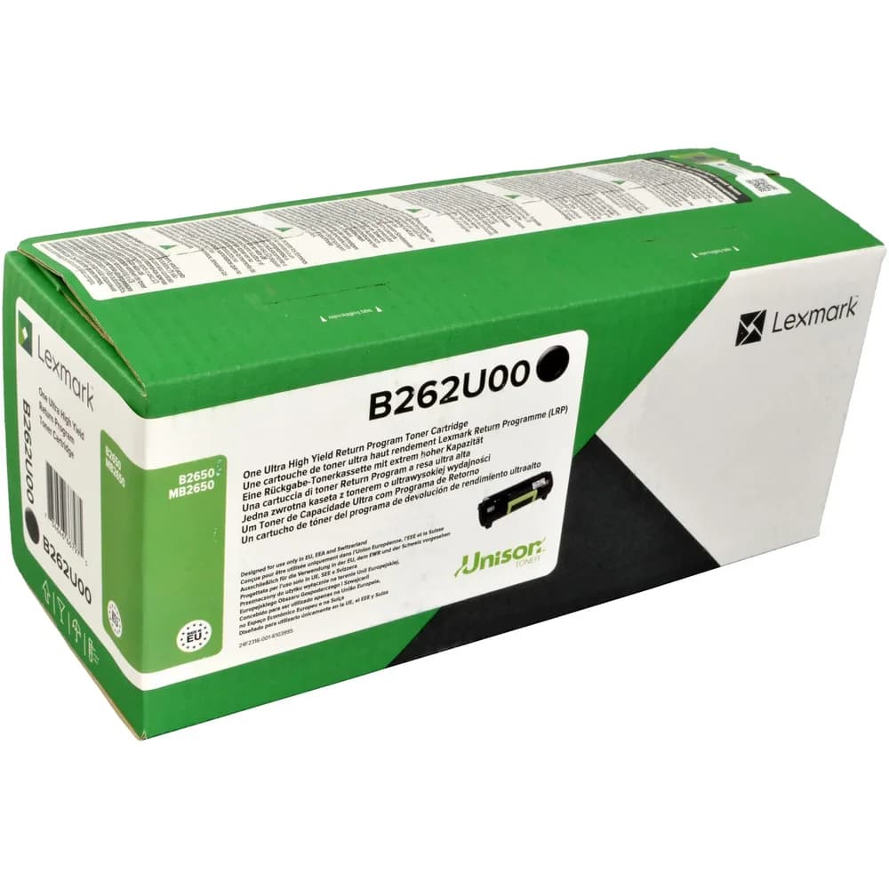 Lexmark, Toner, B262U00 (BK)