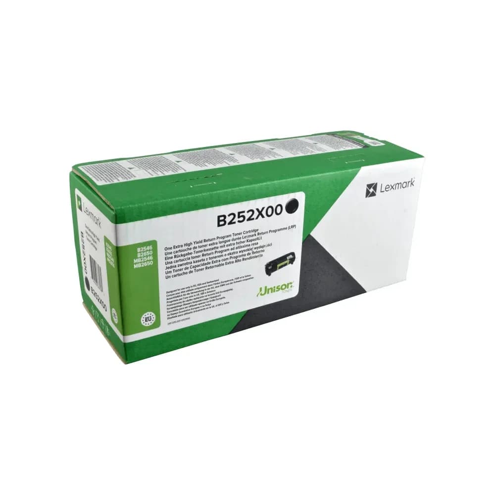 Lexmark, Toner, B252X00 (BK)