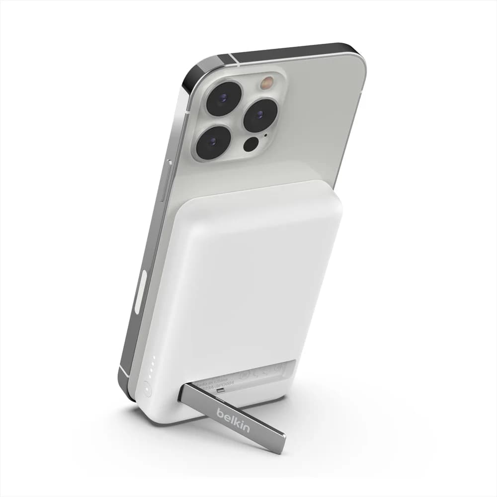 Belkin BoostCharge magnetische kabellose Powerbank 5.000 mAh, weiß