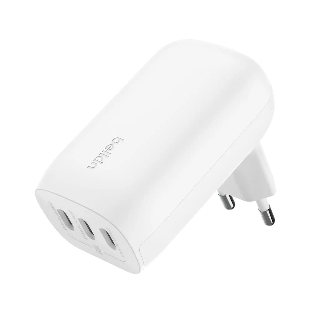 Belkin BOOST CHARGE 67W Ladegerät mit 3 USB-C, w - Weiß