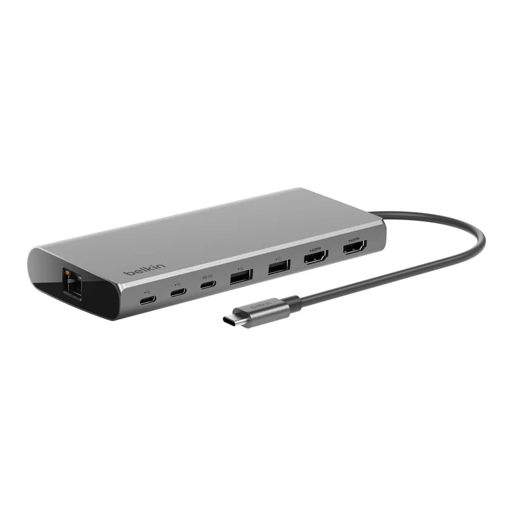 BELKIN Universal USB-C-8-in-1-Core-Hub Docking Station, Silber