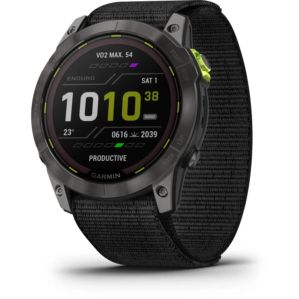Garmin Enduro 2 Sapphire Solar Smartwatch schwarz