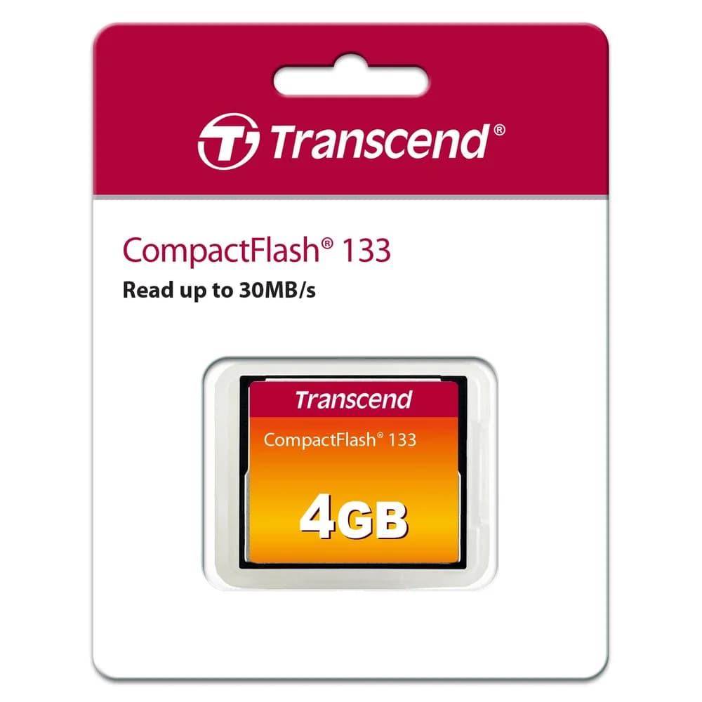 Compact Flash 133x - 50MB/s - 4GB