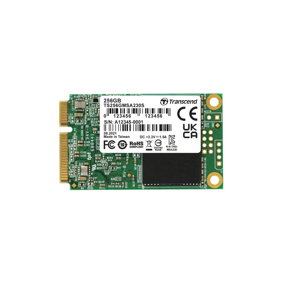 Transcend 230S 256 GB mSATA Serial ATA III 3D NAND